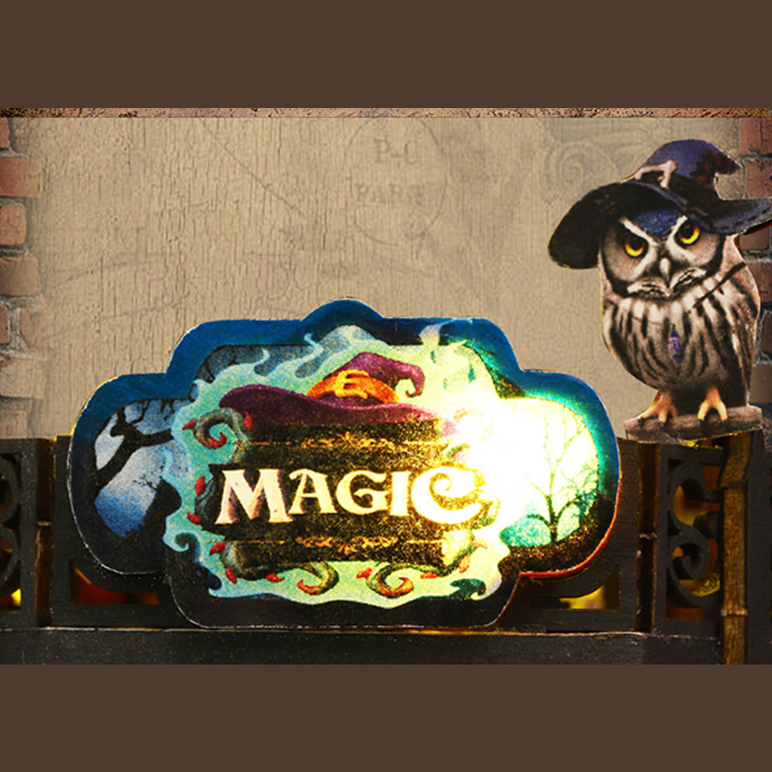 fantasy-magic-house - Fantasy Magic House diy Book Nook Kit for Halloween Decor