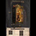 gothic-william-castle - Gothic William Castle DIY Book Nook with LED Light Music Box