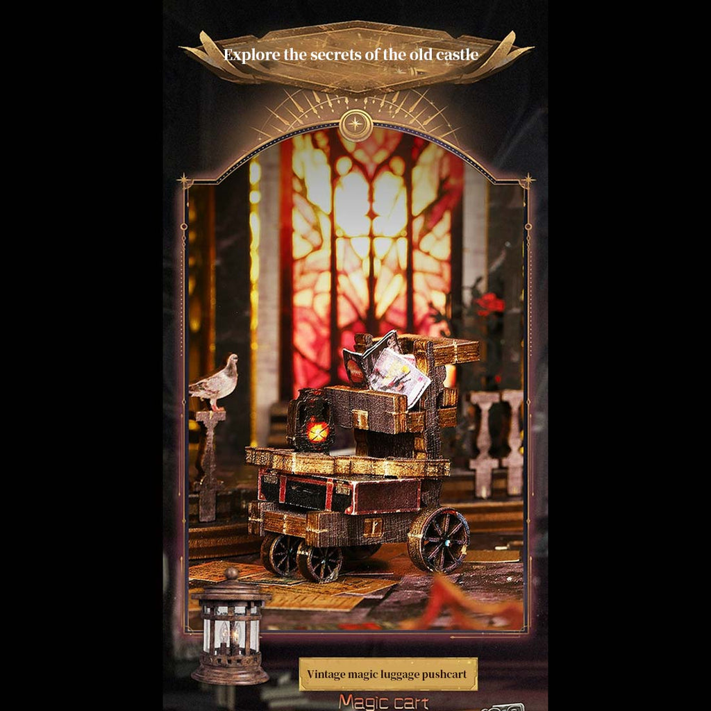 gothic-william-castle - Gothic William Castle DIY Book Nook with LED Light Music Box