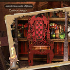 gothic-william-castle - Gothic William Castle DIY Book Nook with LED Light Music Box