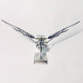 handcrafted-metal-kinetic - Handcrafted Metal Kinetic Mechanical Ornithopter Model with 