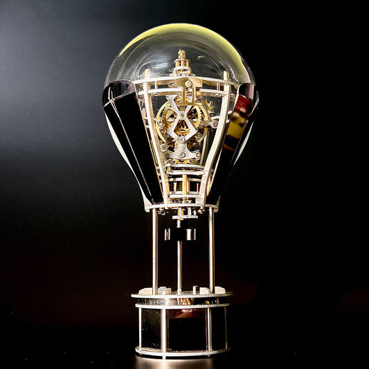 kinetic-hot-air - Kinetic Hot Air Balloon Tourbillon Mechanical Sculpture