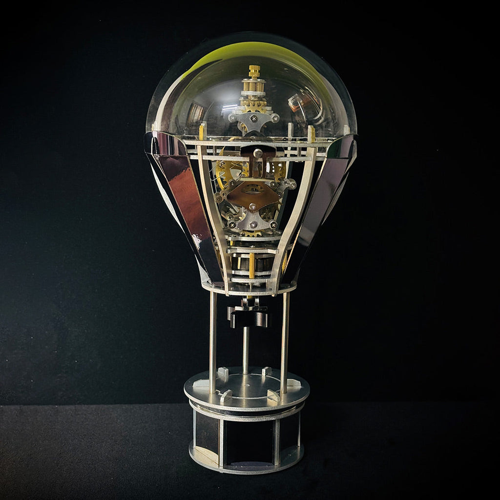 kinetic-hot-air - Kinetic Hot Air Balloon Tourbillon Mechanical Sculpture