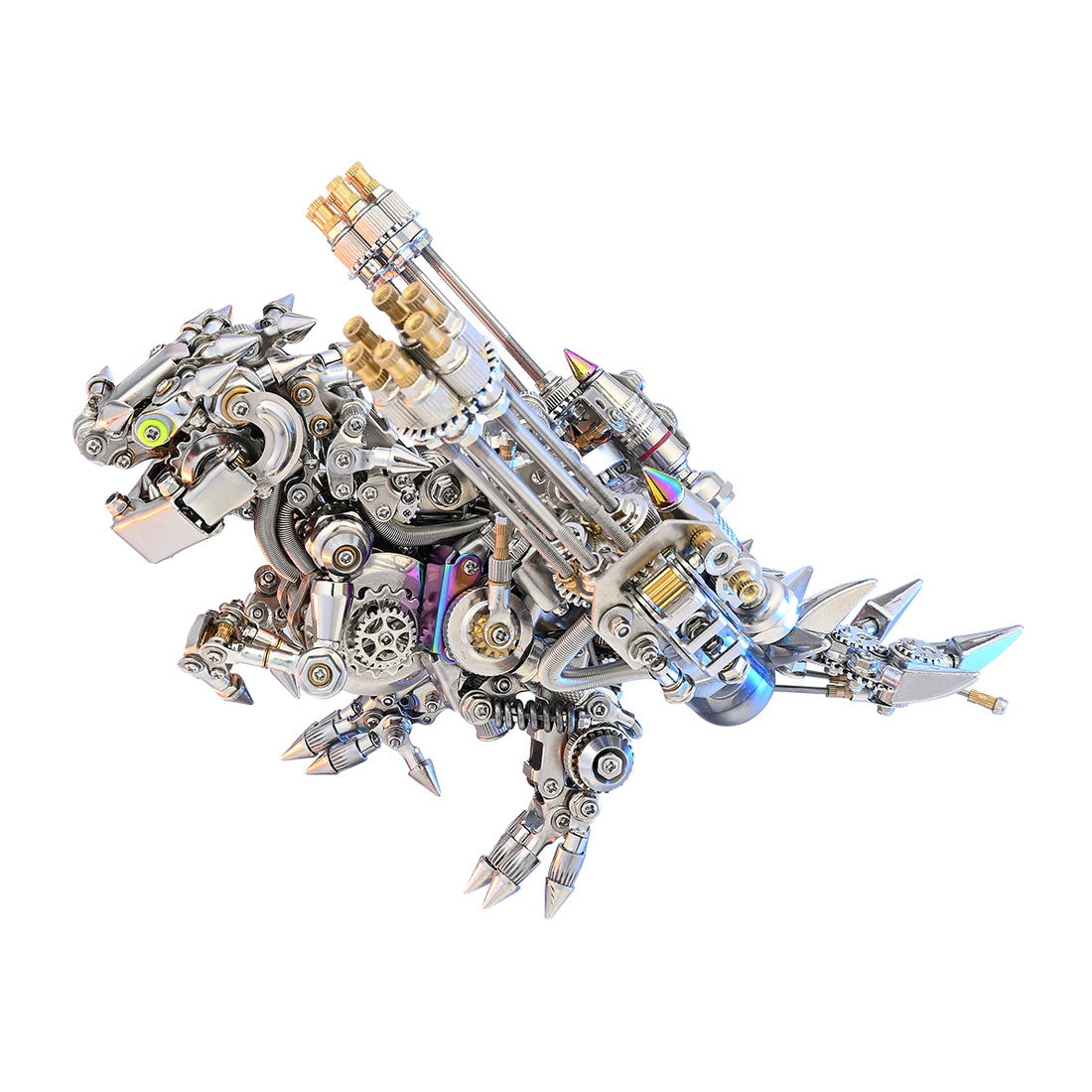 miniature-t-rex - Miniature T Rex Dinosaur Cyberpunk 3D Metal Puzzes for Adult