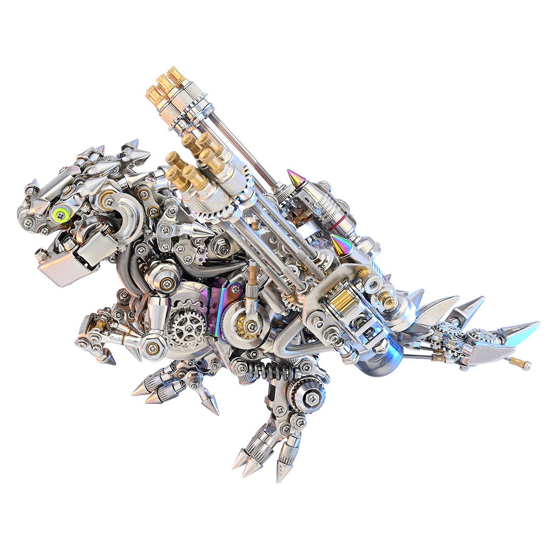 miniature-t-rex - Miniature T Rex Dinosaur Cyberpunk 3D Metal Puzzes for Adult