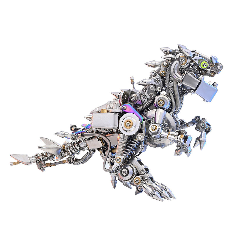 miniature-t-rex - Miniature T Rex Dinosaur Cyberpunk 3D Metal Puzzes for Adult