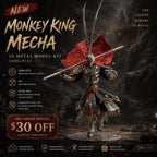 Monkey King Mecha 3D Metal Model Kit (2600+PCS)