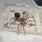 steampunk-miniature-brass - Steampunk Miniature Brass Spider 3D Metal Puzzle for Kids