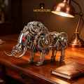 wild-boar-with - Wild Boar with Iron Tusk 3D Metal Model Kit for Adults Diffi