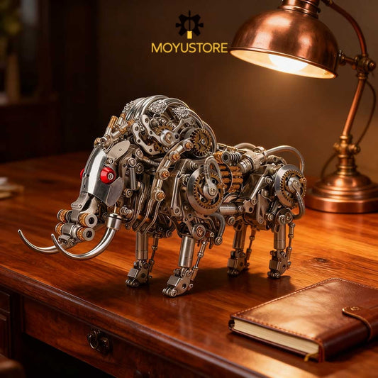 wild-boar-with - Wild Boar with Iron Tusk 3D Metal Model Kit for Adults Diffi