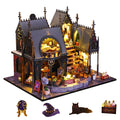 witch-luna-magic - Witch Luna Magic House DIY Miniature Dollhouse Kit for Hallo