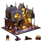 witch-luna-magic - Witch Luna Magic House DIY Miniature Dollhouse Kit for Hallo