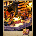 witch-luna-magic - Witch Luna Magic House DIY Miniature Dollhouse Kit for Hallo