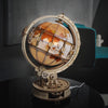 Gralios Elite TerraOrb™ - Illuminated 3D Wooden Globe