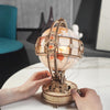 Gralios Elite TerraOrb™ - Illuminated 3D Wooden Globe