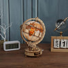 Gralios Elite TerraOrb™ - Illuminated 3D Wooden Globe