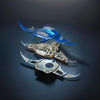 Gralios Elite MantaMotion™ Kinetic Sculpture - Fluid Glow