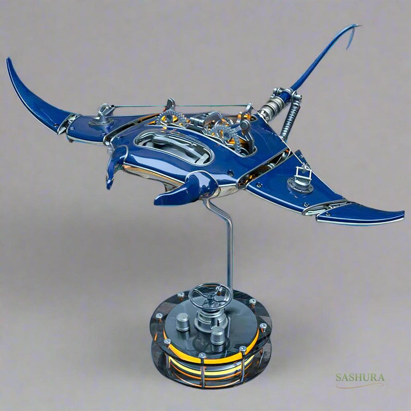 Gralios Elite MantaMotion™ Kinetic Sculpture - Fluid Glow