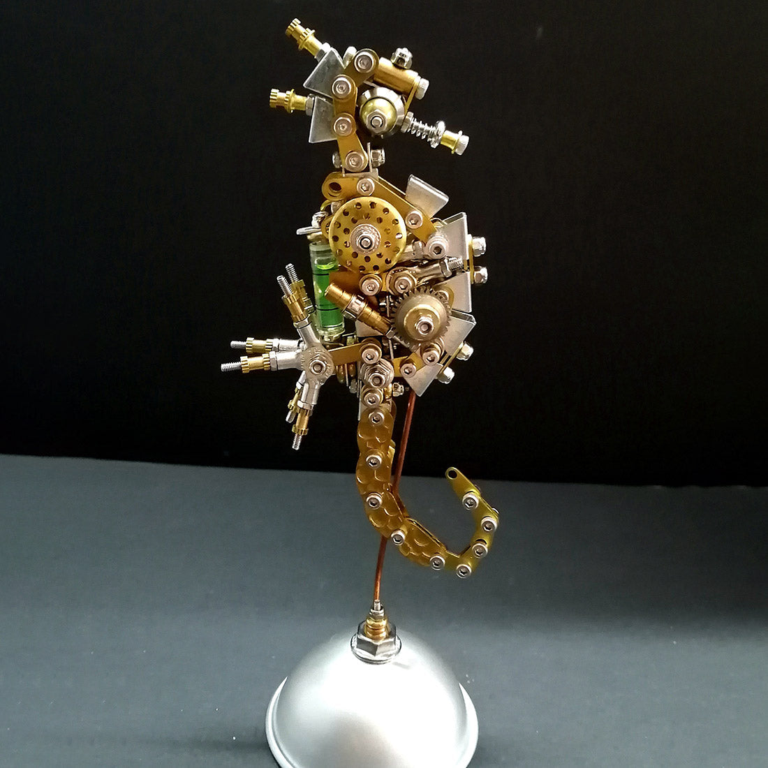 3d-diy-steampunk - 3D DIY Steampunk Miniature Seahorse Metal Model Building Kit