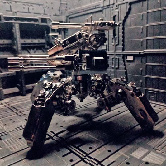 quadruped-fighting-mecha - Quadruped Fighting Mecha 3D Metal Model Building Kits 410PCS
